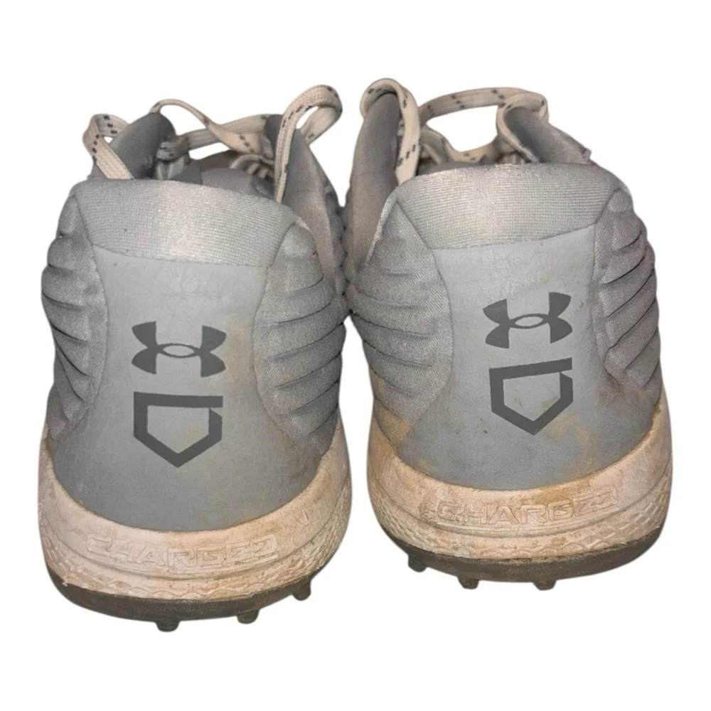 Under Armour Gray and Neon Turf shoes
